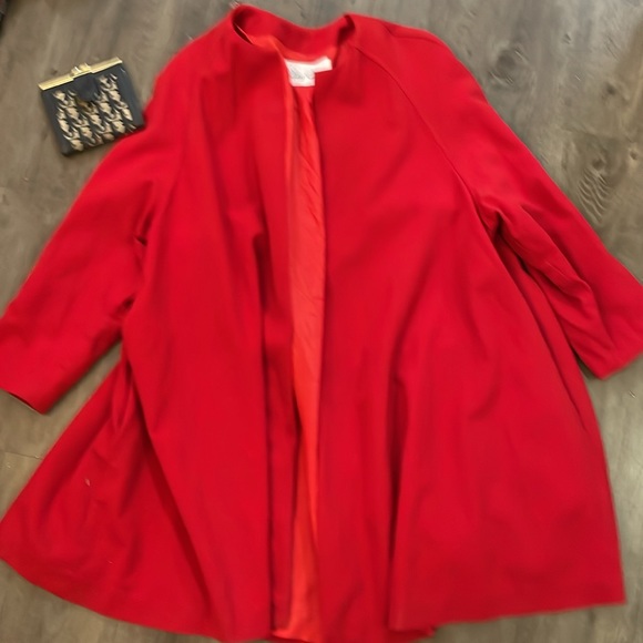 Vintage Swing Coat wool sz 10 - Picture 4 of 4